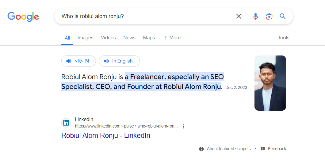 Who is Robiul Alom Ronju from Google- Robiul Alom Ronju