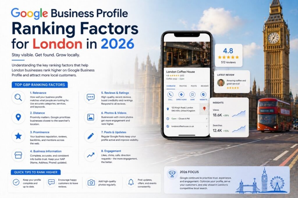 Google Business Profile Ranking Factors for London in 2026