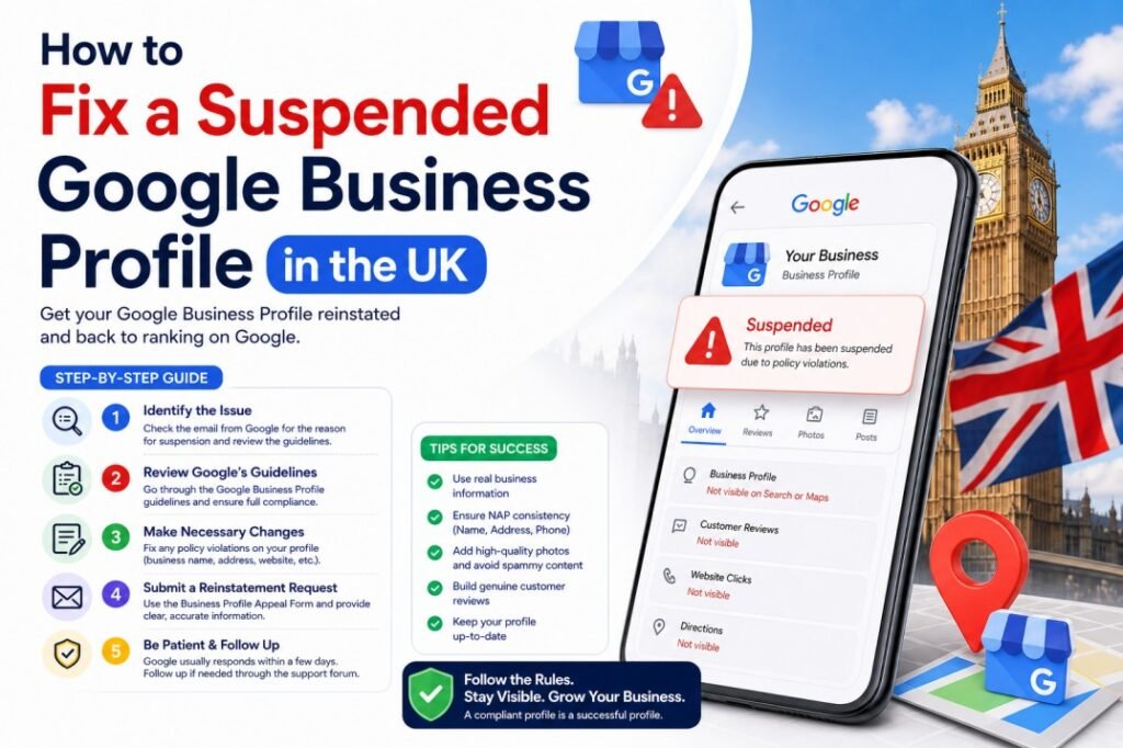 How to Fix a Suspended Google Business Profile in the UK
